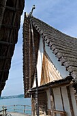 The Pfahlbauten is an open air museum displaying reconstructions of Neolithic and Bronze Age pile dwellings  The buildings are idealized reconstructions from between the 1922 and 1941, which were designed based on archeological digs of the Wasserburg Buch