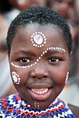 Portrait of Xhosa Girl, Grahamstown, Eastern Cape, South Africa