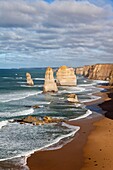 The 12 Apostles, Great Ocean Road, Australia The Great Ocean Road is one of the most famous scenic roads worldwide It crosses the Port Campbell National Park with the well known rock formation and sea stacks like the ´ 12 apostles Thousends of tourists ar