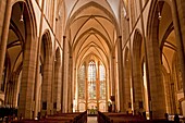 inside of the church Salvatorkirche in Duisburg, North Rhine-Westphalia, Germany, Europe