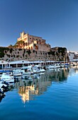 Spain, Balearic Islands, Menorca, Ciutadella, Old town and Old Harbour