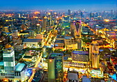 Thailand, Bangkok, view from Bayoke Sky Tower