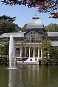 Crystal Palace Retiro Park, Madrid, Spain, Europe