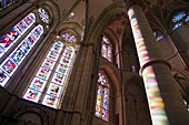 Church of Our Lady with stained glass, World Heritage Site, Trier, Rhineland-Palatinate, Germany