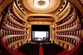 Staatsoper State Opera Grand staircase of the State Opera, which was destroyed in 1945, was rebuilt and reopened in 1955 Vienna, Austria