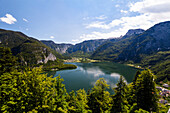 Hallstatt lake, Salzkammergut, Alps, Upper Austria, Austria, Europe