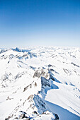 West ridge of the Gross Venediger, great view, Praegraten, Tirol, Austria