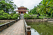 Tomb of the emperor Minh Mang, near the Imperial city of Hue, Vietnam, Asia
