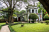 Literaturtempel Van Mieu in Hanoi, Vietnam, Asien