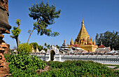 Pagoda in Nyaungshwe at Inle Lake, Myanmar, Burma, Asia