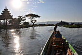 Bei Nga Phe Chaung auf dem Inle See, Myanmar, Burma, Asien