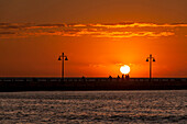 Sunrise at White Street Pier, Key West, Florida Keys, Florida, USA