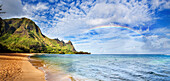 Hawaii, Kauai, North Shore, Tunnels Beach, Bali Hai Point.