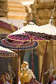 'Ceremonial Parasols; Shwedagon Pagoda, Rangoon, Myanmar'