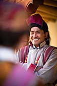 'A Man In Traditional Clothing; Leh Ladakh India'
