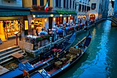 Italy , Venezia City ,Terrace , gondolas