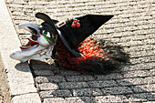 Karnevalsmaske eine Hexe, Basler Fasnacht, Basel, Kanton Basel, Schweiz