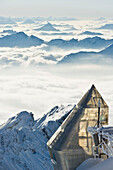 Summit of the Zugspitze, Garmisch-Partenkirchen, Bavaria, Germany