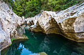 Calore Gorge, Cilento National Park, Cilento, Campania, Southern Italy, Europe