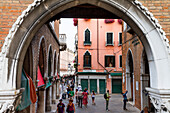 l'Orologio alley in Venice near Piazza San Marco, Venetia, Italy, Europe
