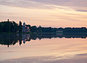 Heiliger See am Morgen, Mamorpalais im Neuen Garten, Potsdam, Land Brandenburg, Deutschland