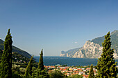 View towards Torbole, Riva del Garda, Lake Garda, Lago di Garda, Trient, Italy, Europe