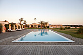 Pool des Sa Franquesa Nova Hotel, Hotel Rural, Landhotel, zwischen Villafranca de Bonany und Manacor, Mallorca, Balearen, Spanien