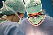 Hip replacement surgery, Orthopedics and Trauma surgery, Surgeon, Operating Theatre, Donostia Hospital, San Sebastian, Donostia, Gipuzkoa, Basque Country, Spain