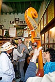 La Bodeguita del Medio, a bar in Old Havana Habana Vieja popularized by Ernest Hemingway  Havana Vieja District, Havana, Cuba.