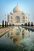 The Taj Mahal, mausoleum of the Empress Mumtaz Mahal  Agra  India.