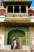 Chandra Mahal, Jaipur City Palace Complex, Jaipur, Rajasthan, India.