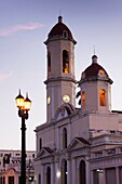 Cuba, Cienfuegos Province, Cienfuegos, Catedral de Purisima Concepcion cathedral, dawn