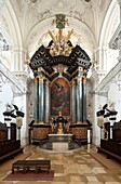 Altar, Sanctuary, Schoenenberg, Ellwangen, Bavaria, Germany