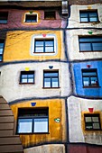 Building designed by Hundertwasser, Hundertwasserhaus, Vienna, Austria, Europe