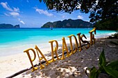 Long beach  Phi Phi Don island  Krabi province, Andaman Sea, Thailand