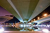 Monteolivete Bridge seen from below, Valencia, Spain, Europe