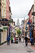 Bars and shops on Cook street in Cork City´s centre, Republic of Ireland