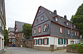 Kollegiengebäude der Hohen Schule Herborn (1590-92), Herborn, Westerwald, Hessen, Deutschland, Europa