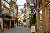 Street in the old town of Wetzlar, Lahn, Westerwald, Hesse, Germany, Europe