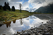 Landschaft im Tannheimer Tal, Tirol, Österreich
