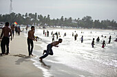 People at beach, Arugam Bay, Ampara District, Sri Lanka