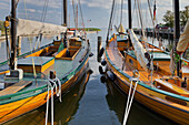 Hafen Althagen, Zeesenboote, Ahrenshoop, Barther Bodden, Mecklenburg-Vorpommern, Deutschland
