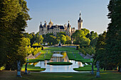 Schweriner Schloss, Schwerin, Mecklenburg-Vorpommern, Deutschland