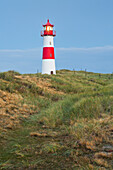 Leuchtturm List Ost, Ellenbogen, Sylt, Schleswig-Holstein, Deutschland