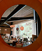 USA, Nevada, Las Vegas, interior of restaurant of Okada Restaurant.