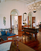 SRI LANKA, Asia, Galle, interior of the Amangalla Hotel in Galle.