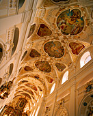 AUSTRIA, Frauenkirchen, an interior of the Basilica Baroque Church, Burgenland