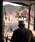 ERITREA, Shegrine Valley, the train that runs between the mountain town of Asmara to the Port town of Massawa