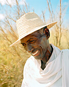 MADAGASCAR, mature man smiling, close-up, Betioky