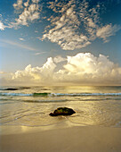 MEXICO, Maya Riviera, Caribbean Sea and dramatic sky, Esencia Hotel